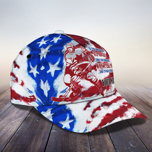 3D Classic Cap Probably, You Won'T Like Me If....Personalized Name Cap 211 Lasfour CA2078
