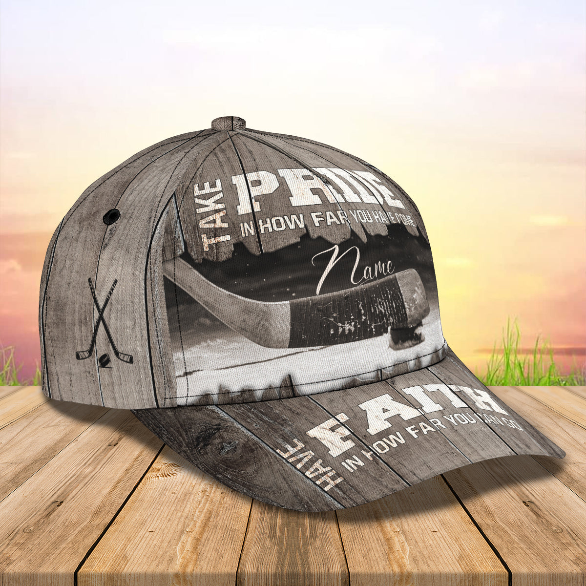 3D Classic Cap Take Pride In How Far You Have Comepersonalized Name Cap Lasfour CA1742