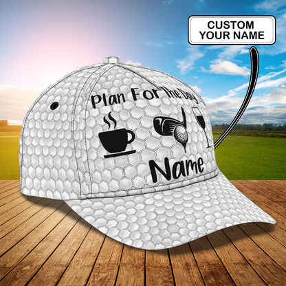 3D Classic Cap Flan For The Day Personalized Name Cap lnp10 Lasfour CA1430