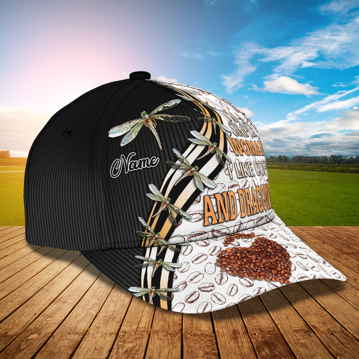 3D Classic Cap I'M A Simple Woman Personalized Name Cap Lasfour CA1083