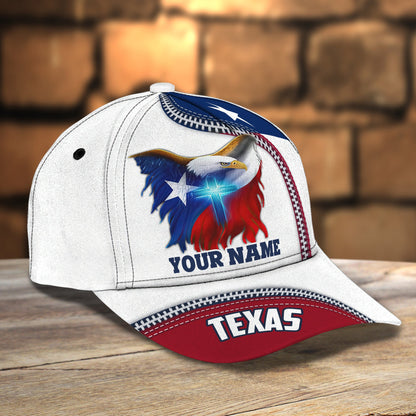 3D Classic Cap Texas Personalized Name Cap Nama1271 Lasfour CA2144