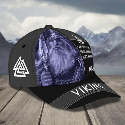 3D Classic Cap I Am Who I Am Personalized Name Cap 182 Lasfour CA1256
