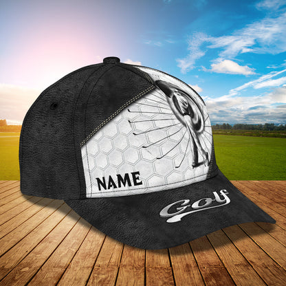 3D Classic Cap Golf Personalized Name Cap Lnpcap3 Lasfour CA1209