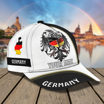 3D Classic Cap Germany1 Personalized Name Cap Lasfour CA1529