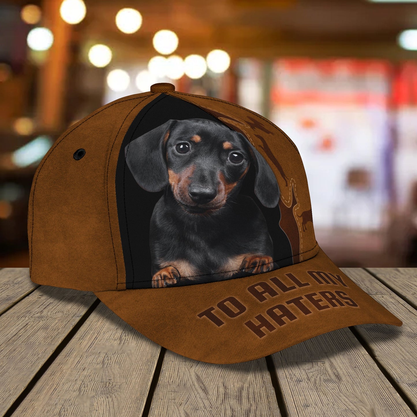 3D Classic Cap Dachshund Classic Cap 321 Lasfour CA2024