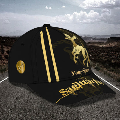 3D Classic Cap Sagittarius Personalized Name Cap 99 Lasfour CA1559