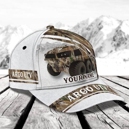 3D Classic Cap Snowmobile Camo 120 Personalized Name Cap 11 Lasfour CA2018