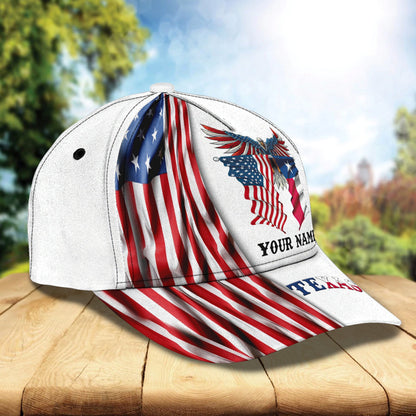 3D Classic Cap Texas Personalized Name Cap 306 Lasfour CA1796