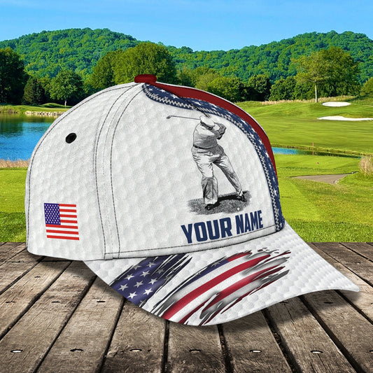 3D Classic Cap Golf Personalized Name Capnama492 Lasfour CA2101