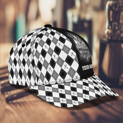 Customized Barber Cap Hat Summer Classic Cap For A Barber Cap Uniform Hair Cut Salon CO0985