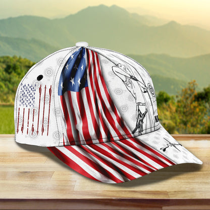 3D Classic Cap Archery 02 Personalized Name Cap 175 Lasfour CA2454