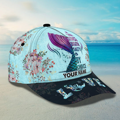 3D Classic Cap Mermaid Personalized Name Cap Nama454 Lasfour CA1360