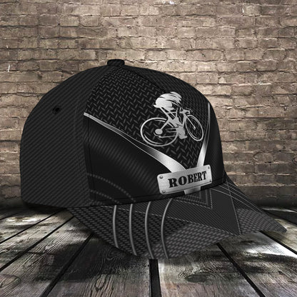3D Classic Cap Cycling Personalized Name Cap 77 Lasfour CA0947