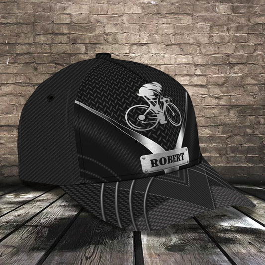 3D Classic Cap Cycling Personalized Name Cap 77 Lasfour CA0947