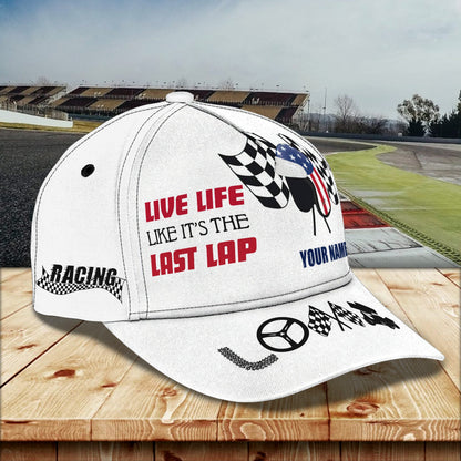 3D Classic Cap Dirt Racing 31 Personalized Name Cap Lasfour CA0862