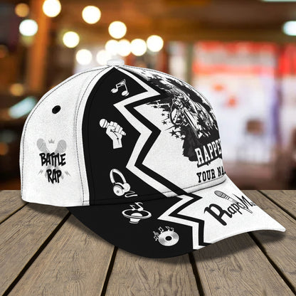 3D Classic Cap Rapper Personalized Name Cap Lasfour CA1253