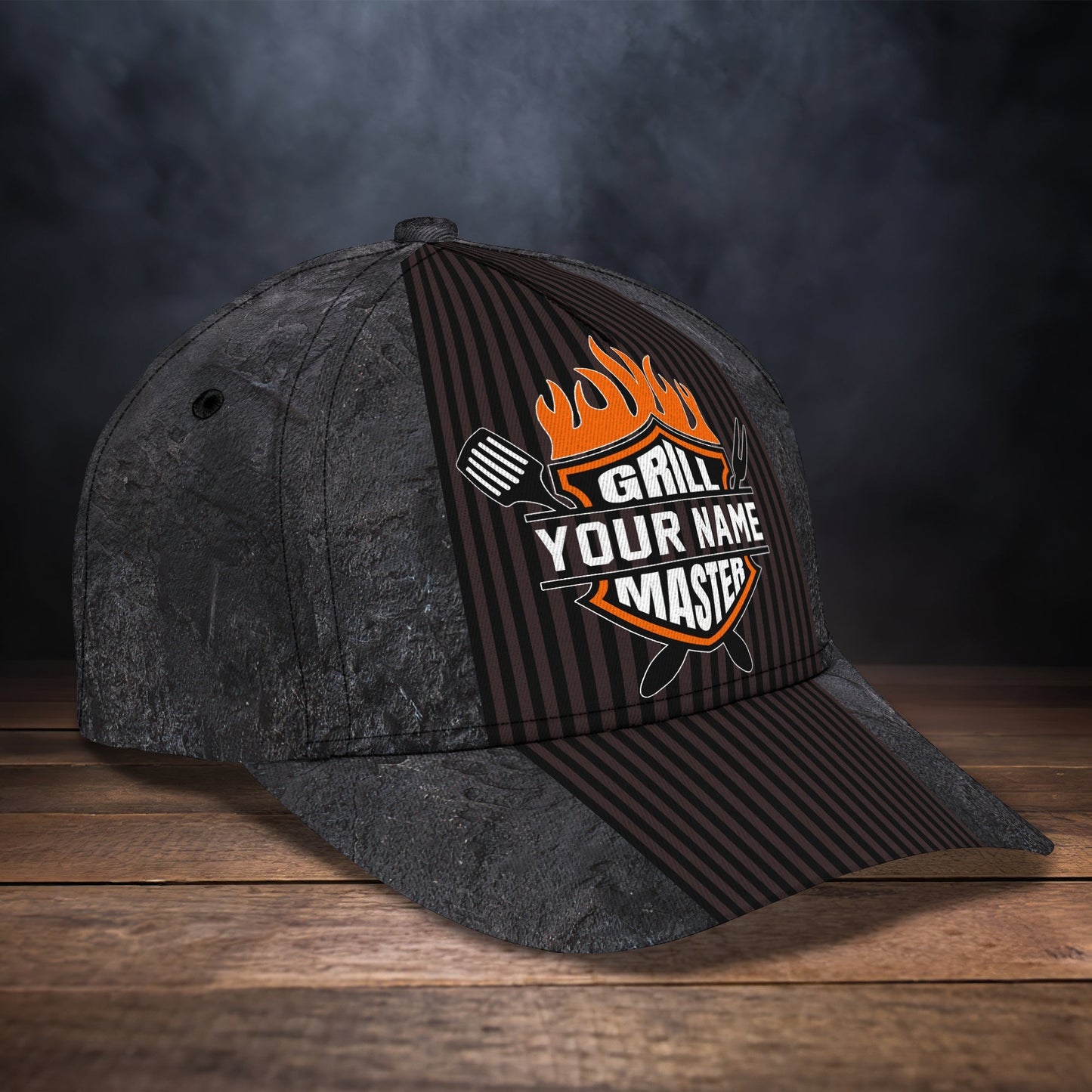 3D Classic Cap Grill Master Personalized Name Cap 24 Lasfour CA0948