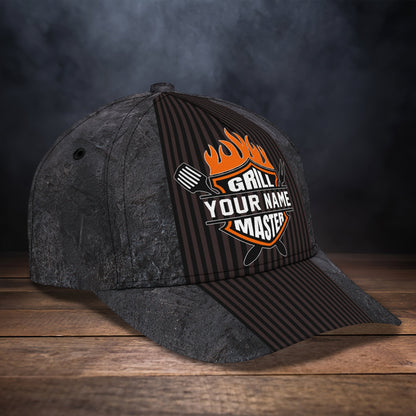 3D Classic Cap Grill Master Personalized Name Cap 24 Lasfour CA0948