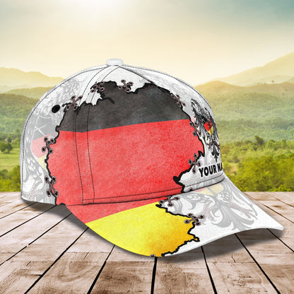 3D Classic Cap Germany Personalized Name Cap 60 Lasfour CA1555