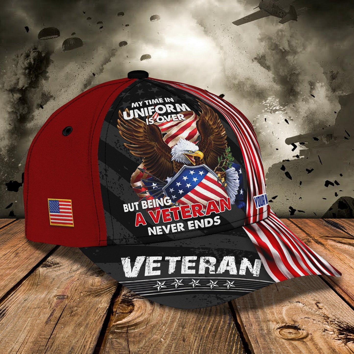 3D Classic Cap Personalized Name Cap 08 Lasfour CA1865