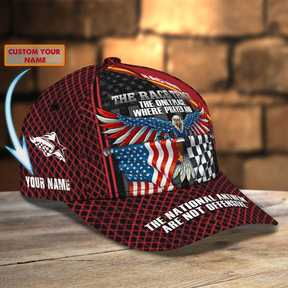 3D Classic Cap Racing 01 Personalized Name Cap Lasfour CA1028