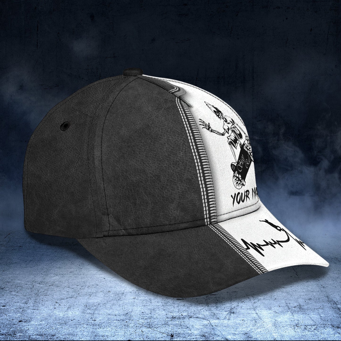 3D Classic Cap Skateboard Personalized Name Cap 01 Lasfour CA1432