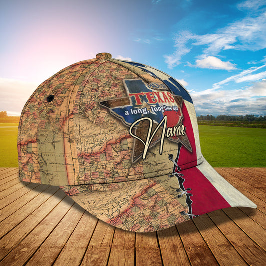 3D Classic Cap Texas 3 Personalized Name Cap Lasfour CA1498