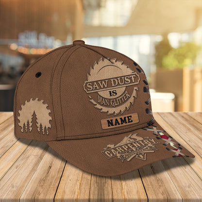 3D Classic Cap Carpentry 1 Personalized Name Cap Namacap051 Lasfour CA1141