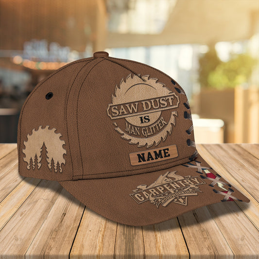 3D Classic Cap Carpentry 1 Personalized Name Cap Namacap051 Lasfour CA1141
