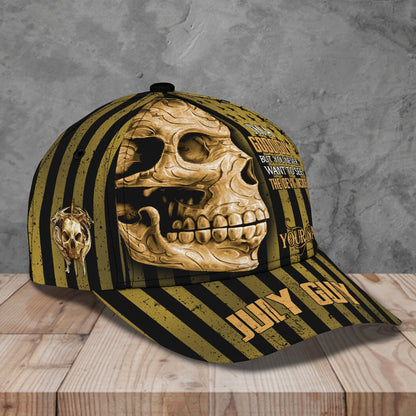 3D Classic Cap July Guy Personalized Name Cap C43 Lasfour CA1046