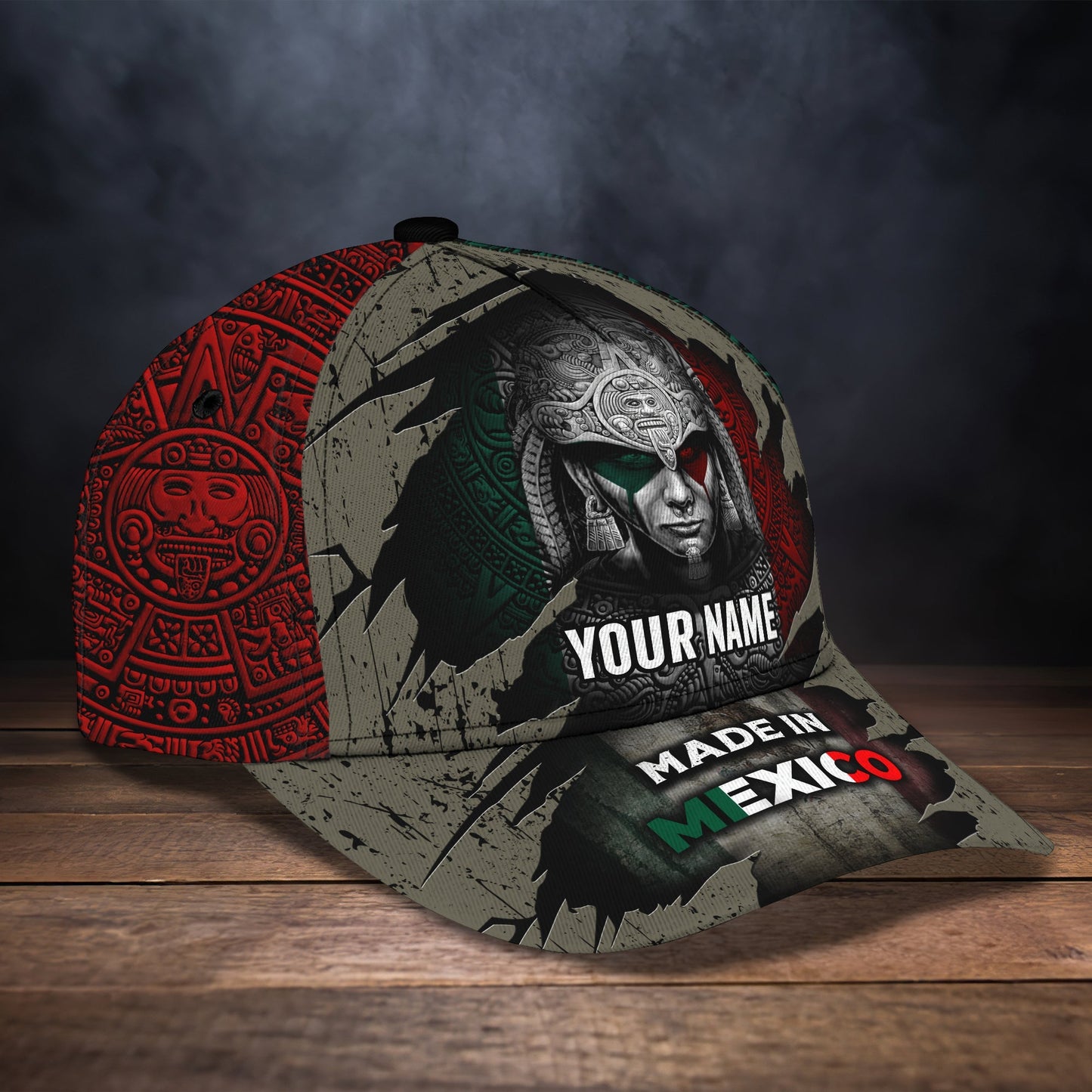 3D Classic Cap Mexico3 Personalized Name Cap Lasfour CA1709