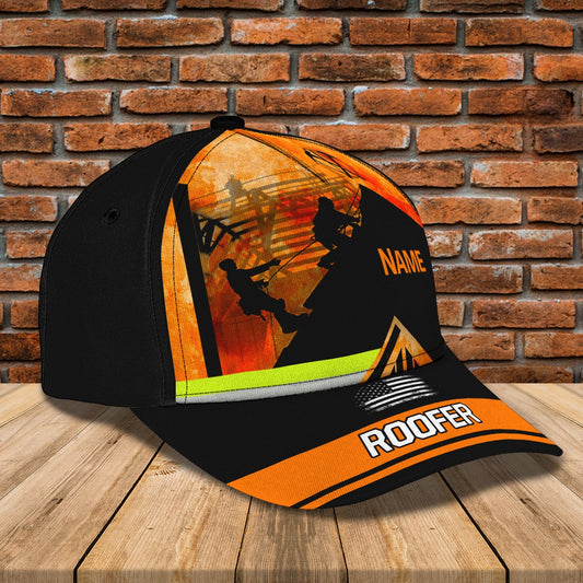 3D Classic Cap Roofer 2 Namapersonalized Name Cap 37 Lasfour CA1941
