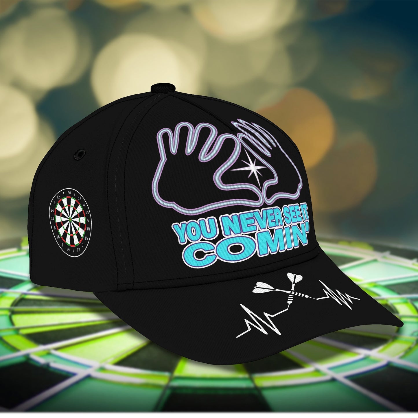 3D Classic Cap You Never See It Comin' Cap Lasfour CA2166