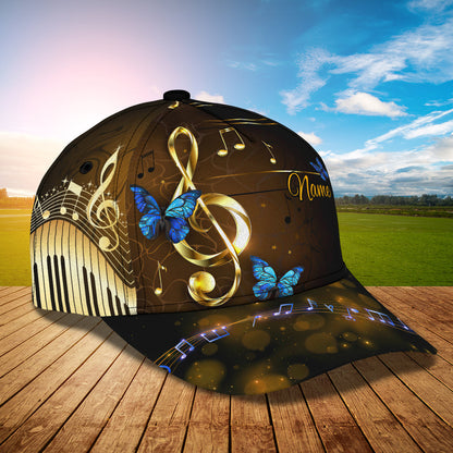 3D Classic Cap Music World Personalized Name Cap Lasfour CA1217
