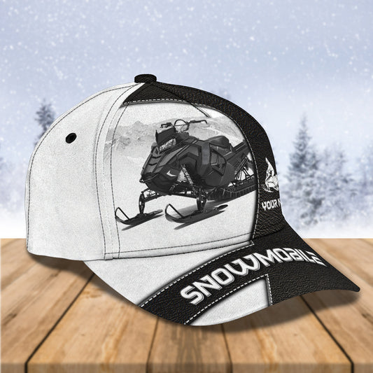 3D Classic Cap 850 Snowmobile 174 Personalized Name Cap Lasfour CA1981