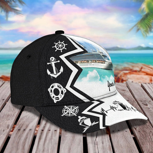 3D Classic Cap Cruise 02 Personalized Name Cap Lasfour CA1928