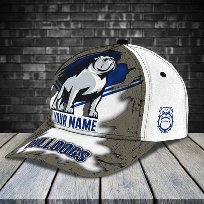 3D Classic Cap Bulldogs Personalized Name Cap 01 Lasfour CA1751