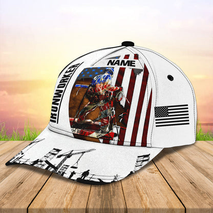 3D Classic Cap Iron Ppersonalized Name Cap 47 Lasfour CA1011
