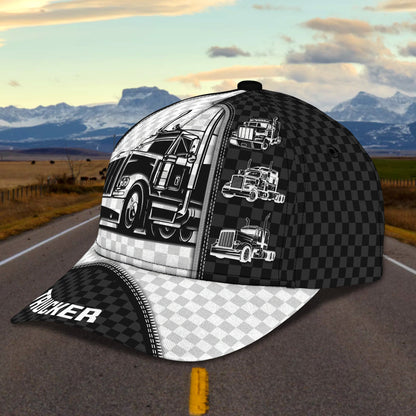 3D Classic Cap Trucker Personalized Name Cap 46 Lasfour CA1766