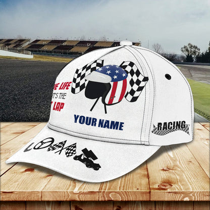3D Classic Cap Dirt Racing 31 Personalized Name Cap Lasfour CA0862