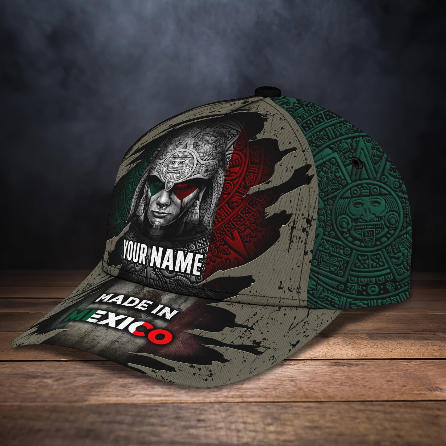 3D Classic Cap Mexico3 Personalized Name Cap Lasfour CA1709