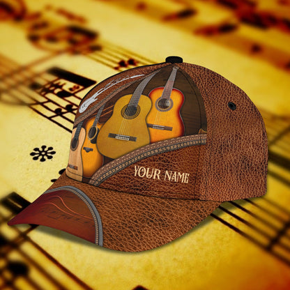 3D Classic Cap Guitar 79 Personalized Name Cap Lasfour CA0863