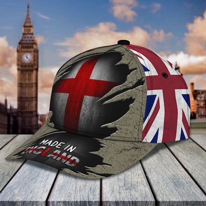 3D Classic Cap England Personalized Cap Lasfour CA2151