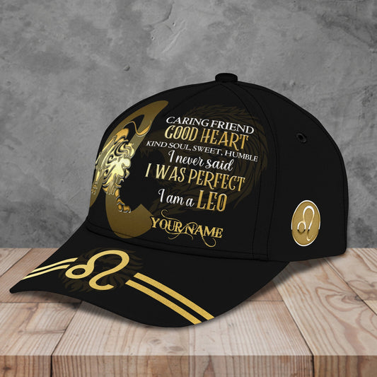 3D Classic Cap I'Am A Leo Personalized Name Cap Lasfour CA0972