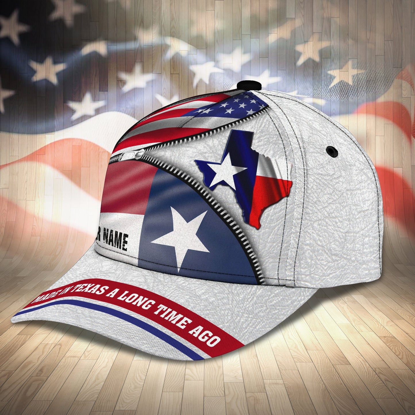 3D Classic Cap Made In Texas Long Time Ago Personalized Name Cap Lasfour CA1440