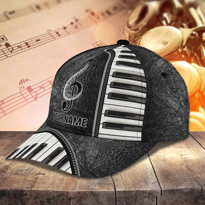 3D Classic Cap Music Personalized Name Cap 110 Lasfour CA2375