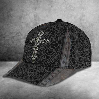 3D Classic Cap Cross Personalized Name Cap Lasfour CA0877
