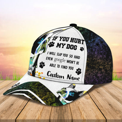 3D Classic Cap My Dog 2 Pug Personalized Name Cap 161 Lasfour CA1246