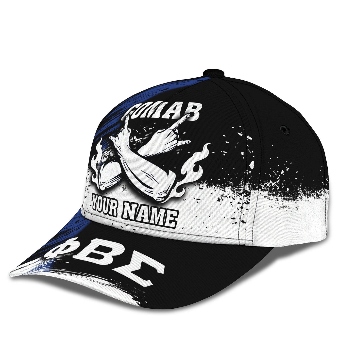 3D Classic Cap Phi Beta Sigma Classic Cap Personalized Name Lasfour CA1944