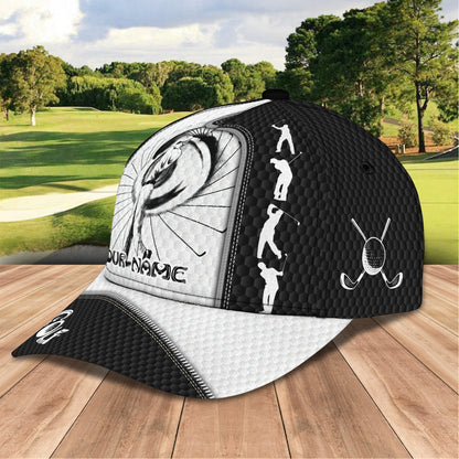 3D Classic Cap Golf Personalized Name Cap Lasfour CA1445